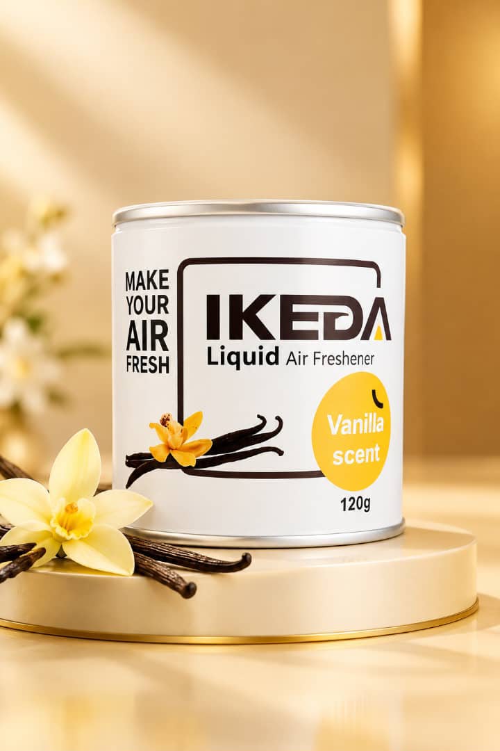Ikeda air freshener packaging